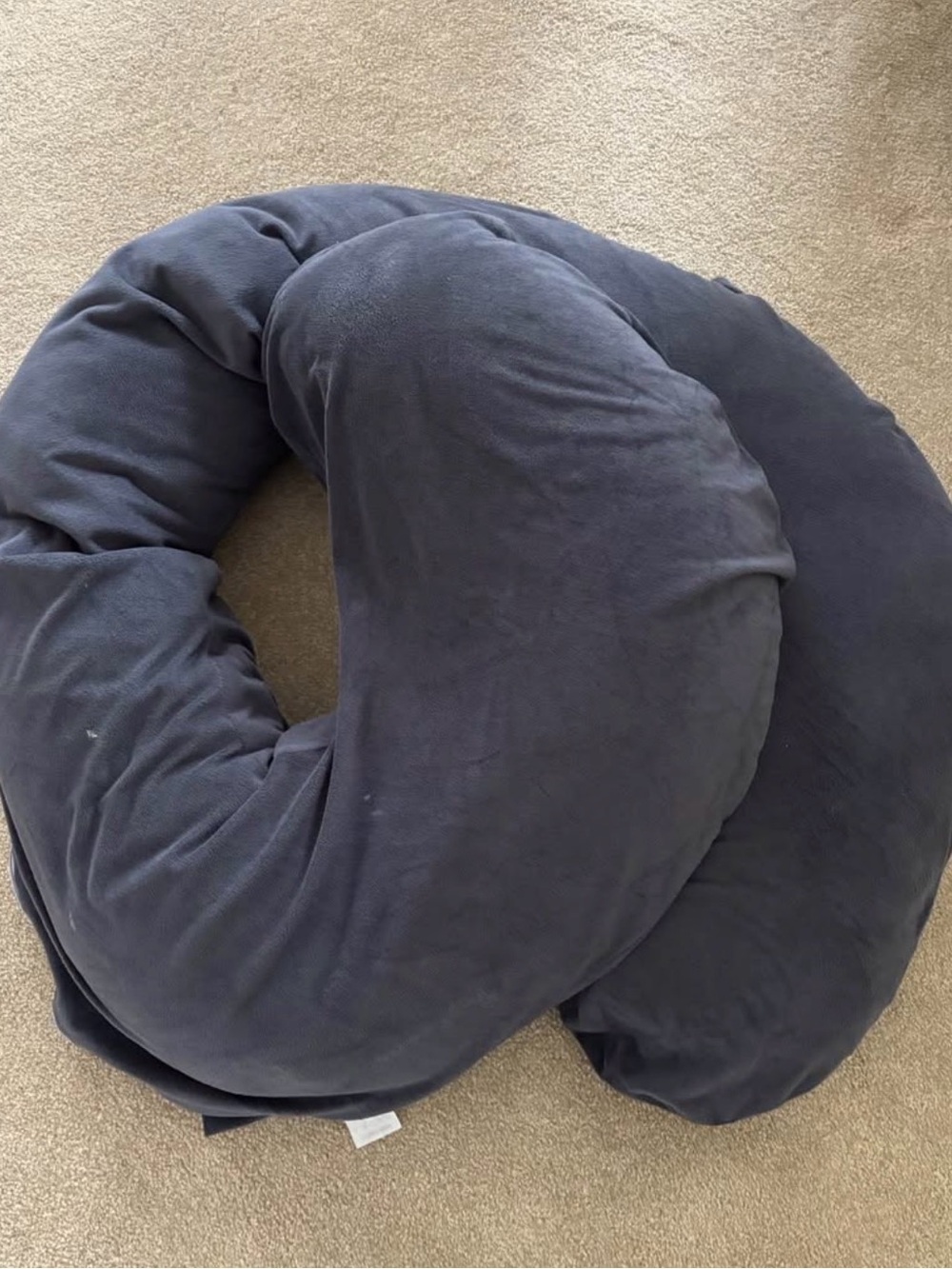 Large Dark Gray Pregnancy/Body Pillow